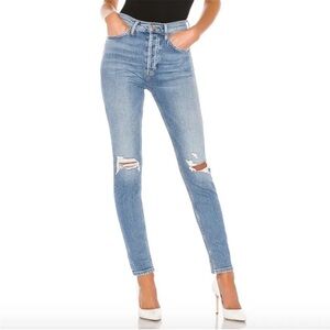 RE/DONE Ultra High Rise Jean in Fade Away 24 Women’s Skinny Blue